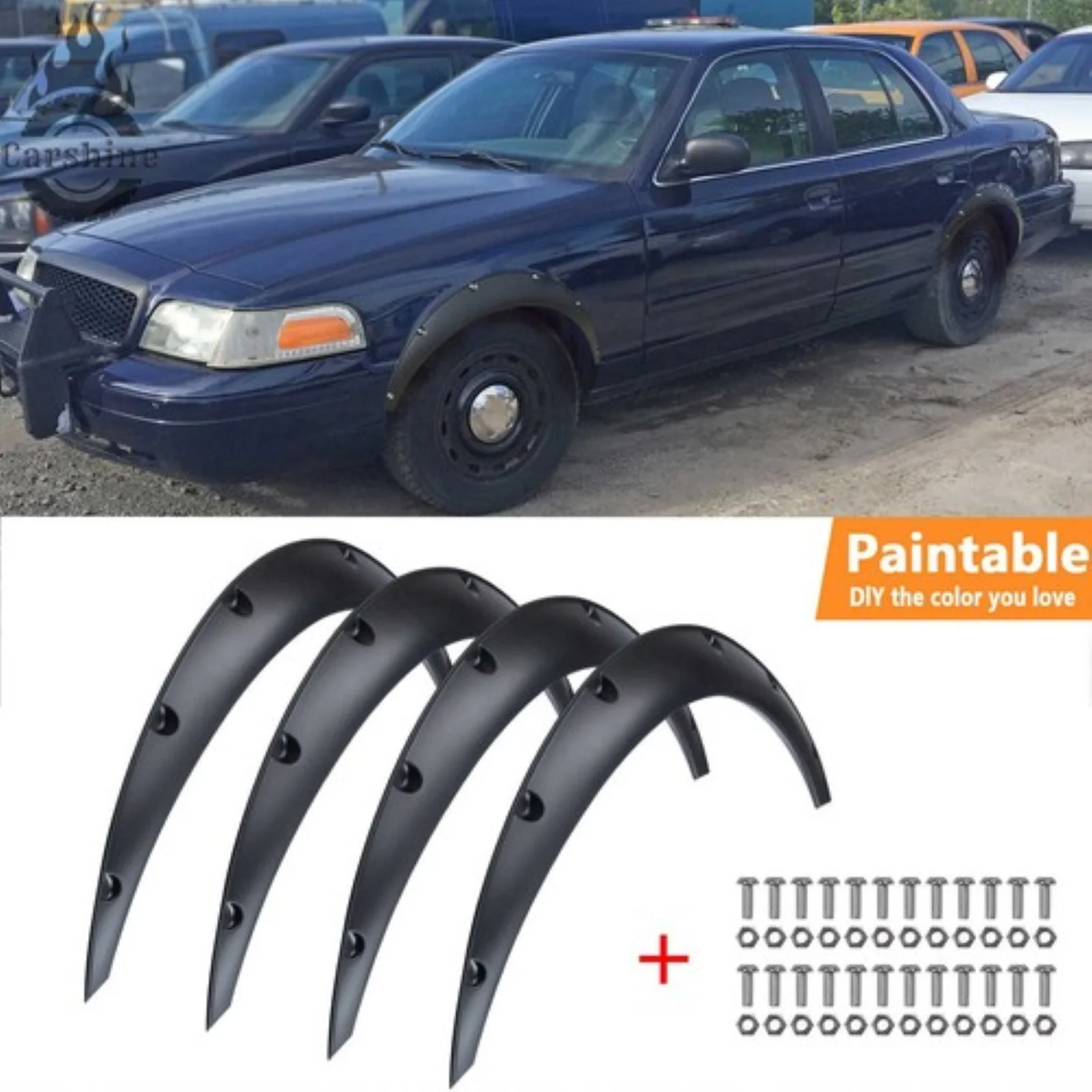 

Для Ford Crown Victoria 32 "/35" гибкая колесная арка, расширители крыльев, широкий комплект кузова