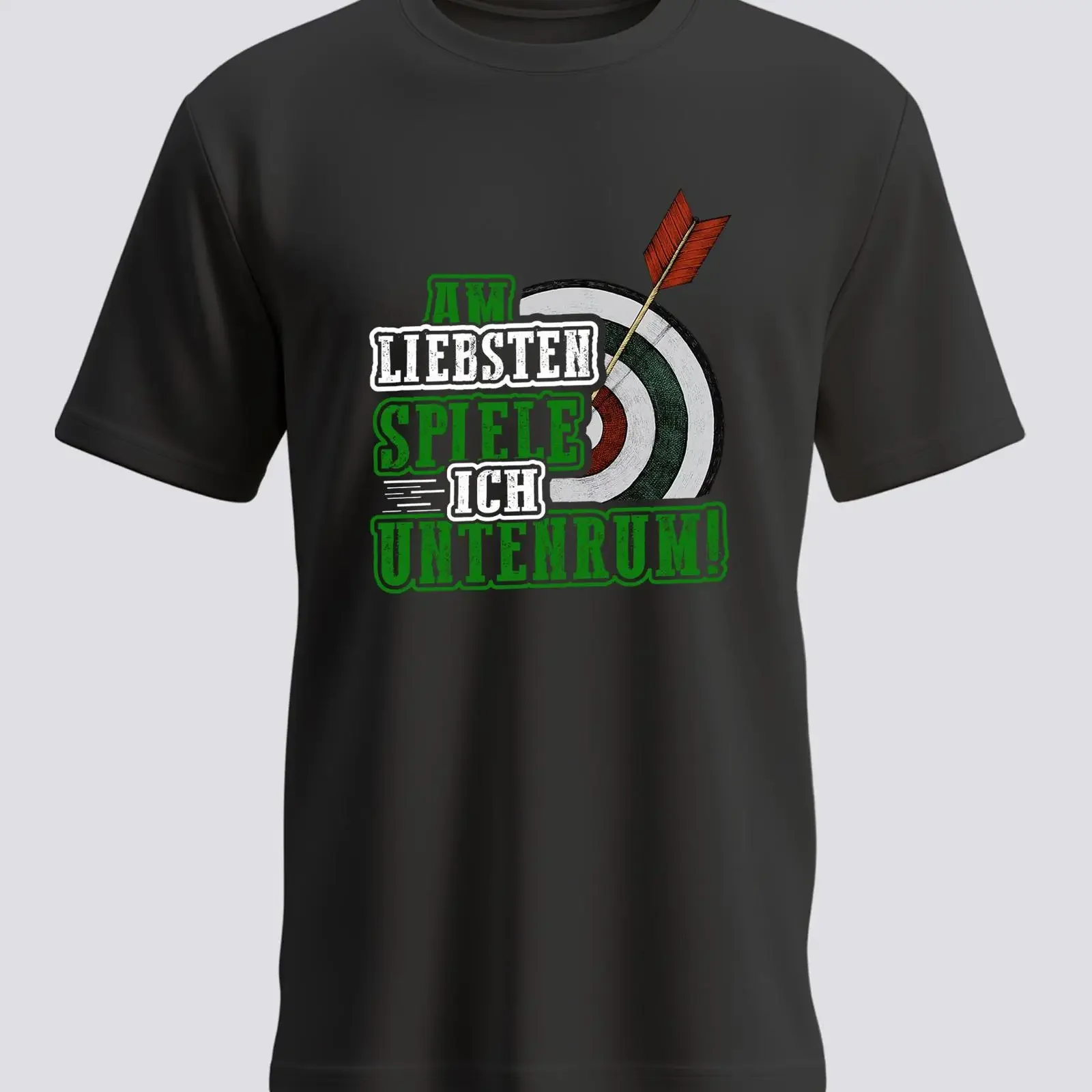 Dart T shirt I prefer playing down low humor for real board pros vintage Washed Top For Everyday Wear Casual Soft Stylish