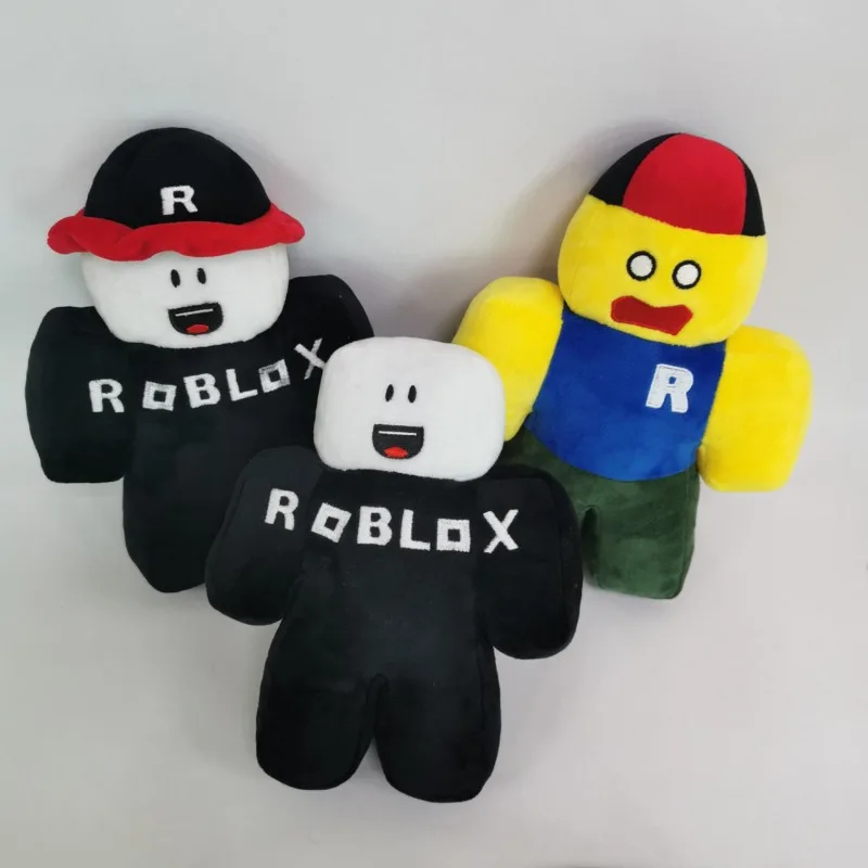 

Game Creative Periphery Cartoon Roblox Ice Cream Robot Plush Toy Doll Room Decoration Supplies Male and Female Birthday Gifts