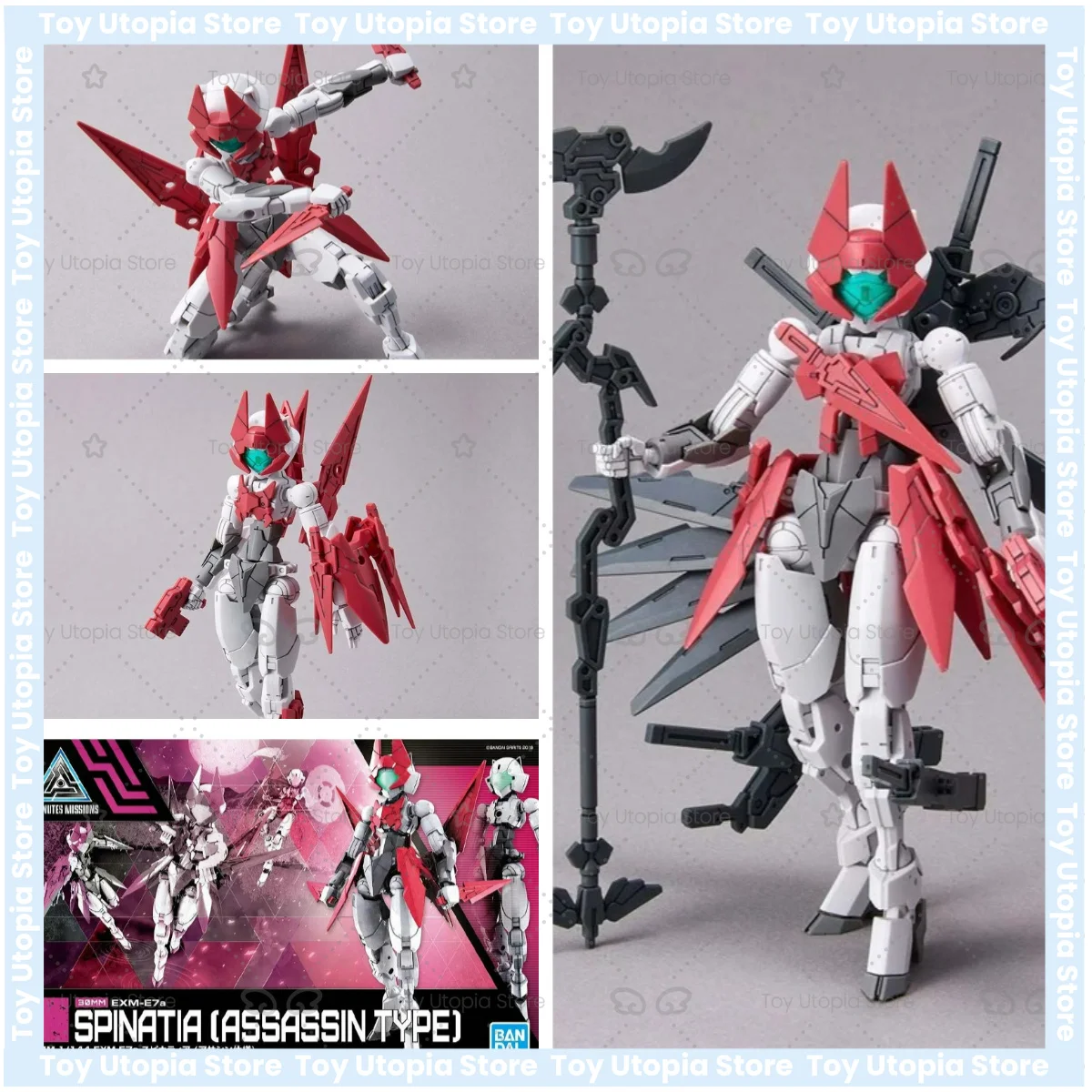 Model Kit Bandai 30 - Bandai Original ฟิกเกอร์แท้ ชุดโมเดลภารกิจ 30 นาที