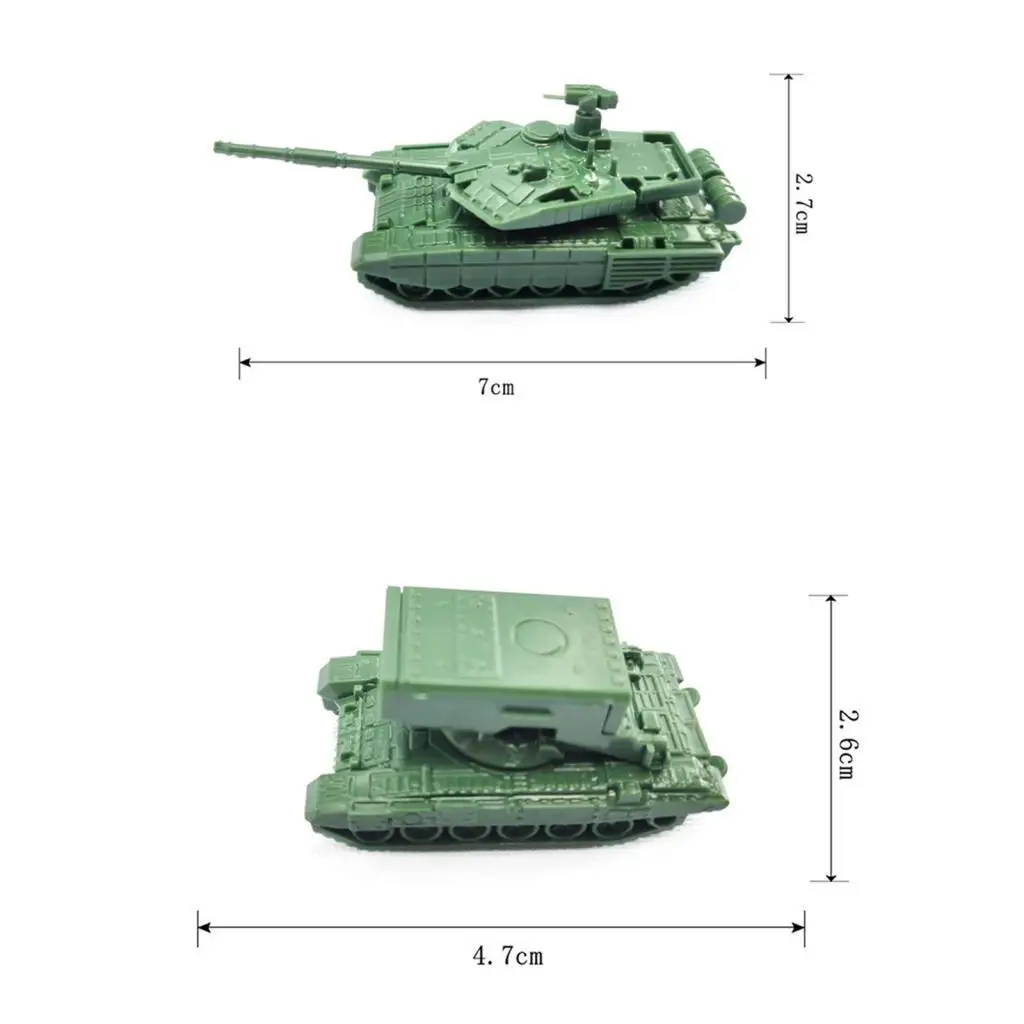 4D Tank Vehicle Toy 1/144 Scale DIY Model Kit Miniature Rocket Launcher Brain Teaser for Home Decor Collection
