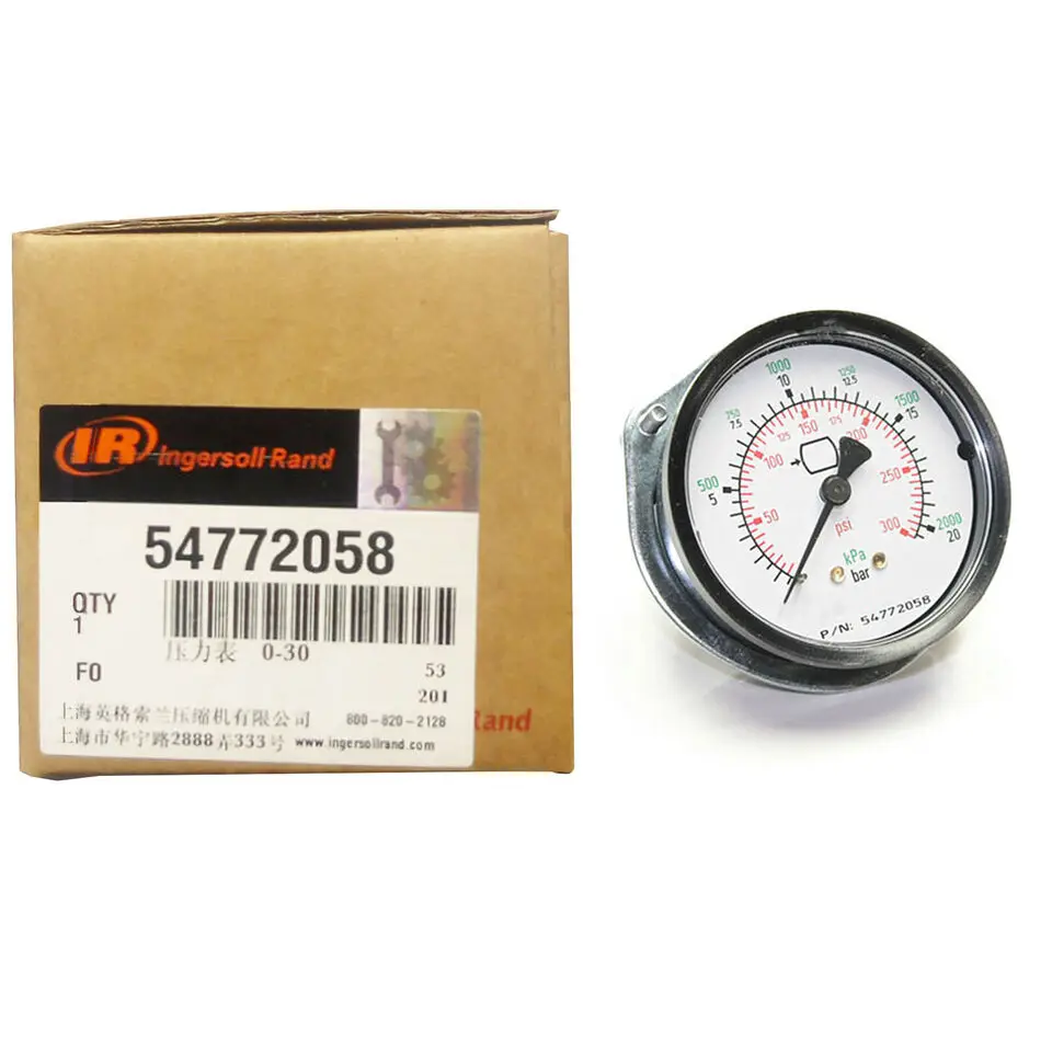 NEW INGERSOLL RAND IR 54772058 Pressure Gauge