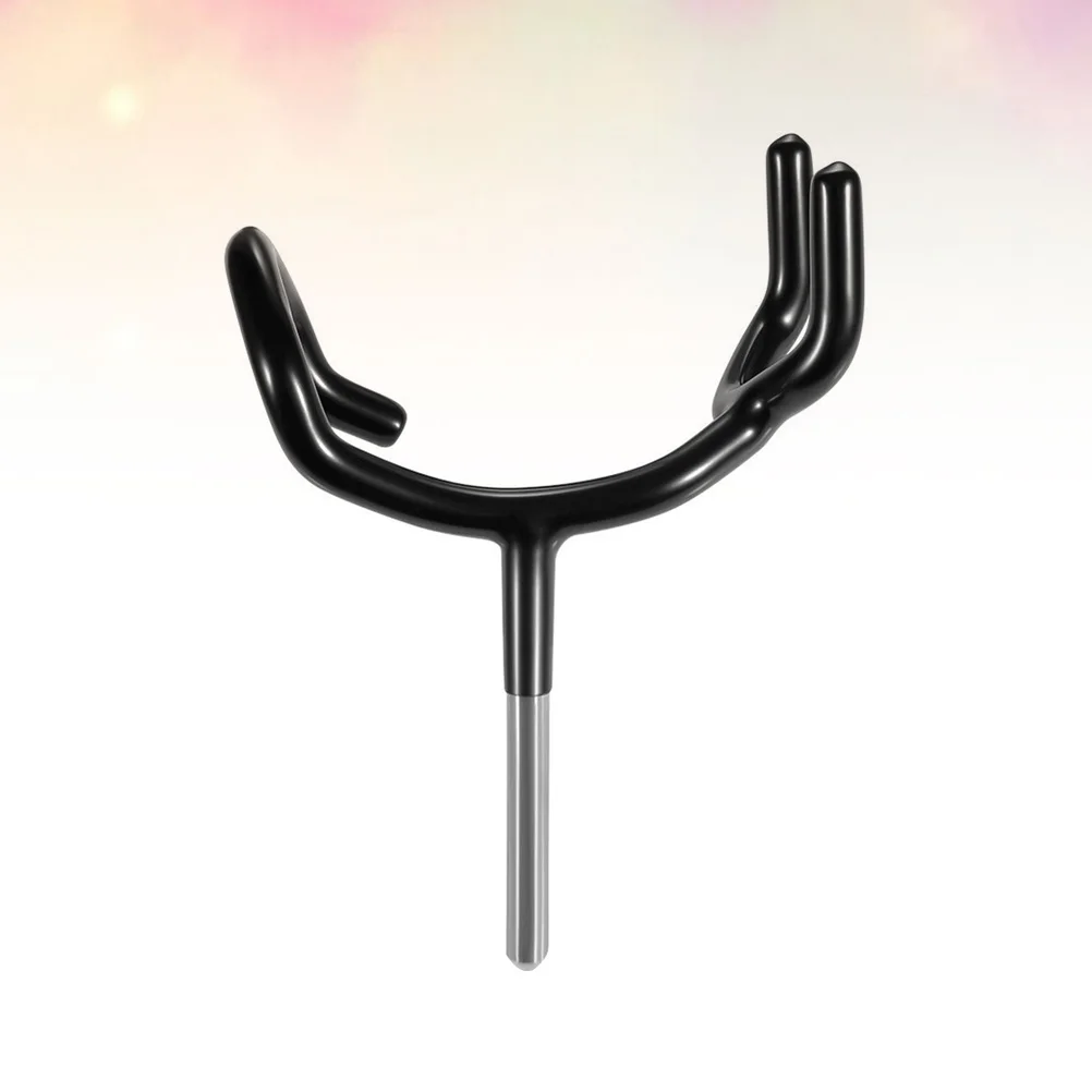 

1Pcs Microphone Holder Black Aluminum Alloy Y Type Stand -Stands Tripod Sturdy Boom Pole Support Reduced Fatigue