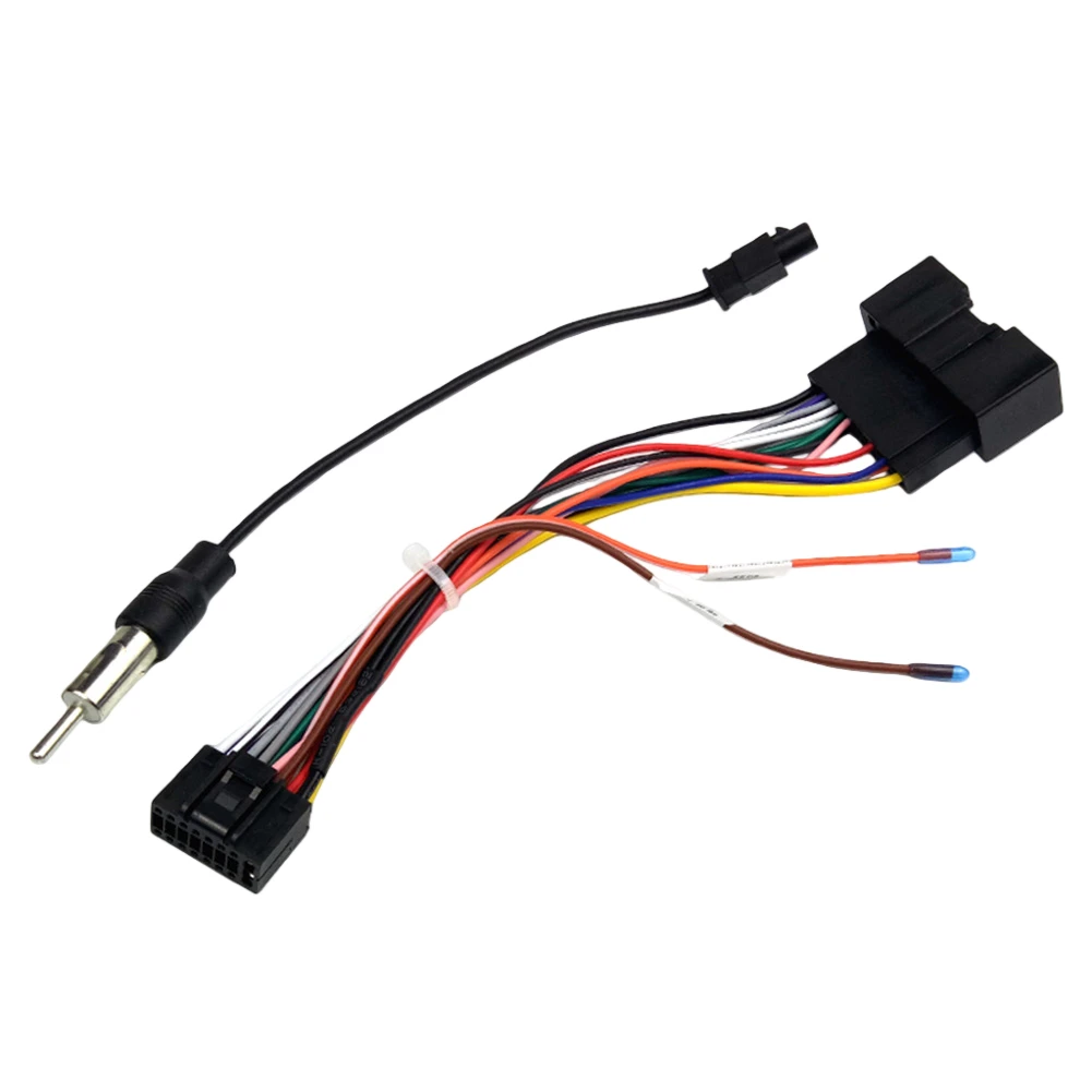 Wiring Harness Adapter 24 Pin to 16 Pin for Car Stereo Installation on Select For Ford Models 2011 2012 2014 2017