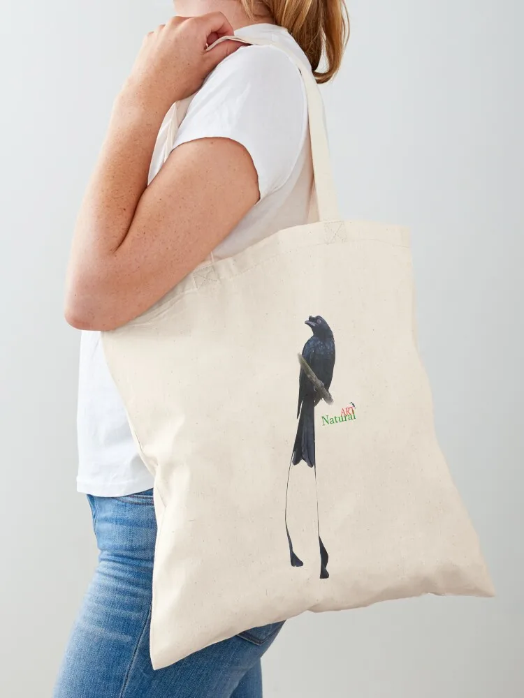 Greater Racket-tailed Drongo Tote Bag shopper bags for women Reusable bags Portable shopping bag hand bag ladies