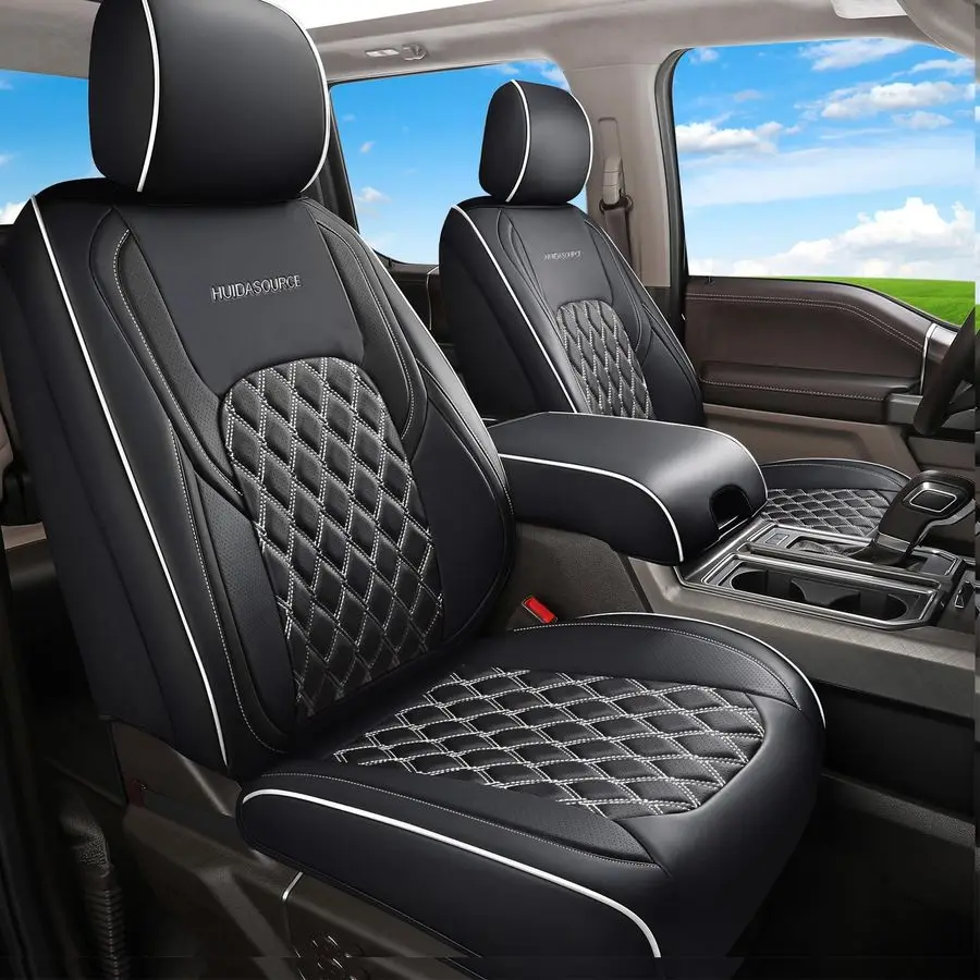 

Silverado Seat Covers Front Back Leather Seat Accessories Fit for Chevy Silverado GMC Sierra 1500 20072013amp20192025, 2500HD 35