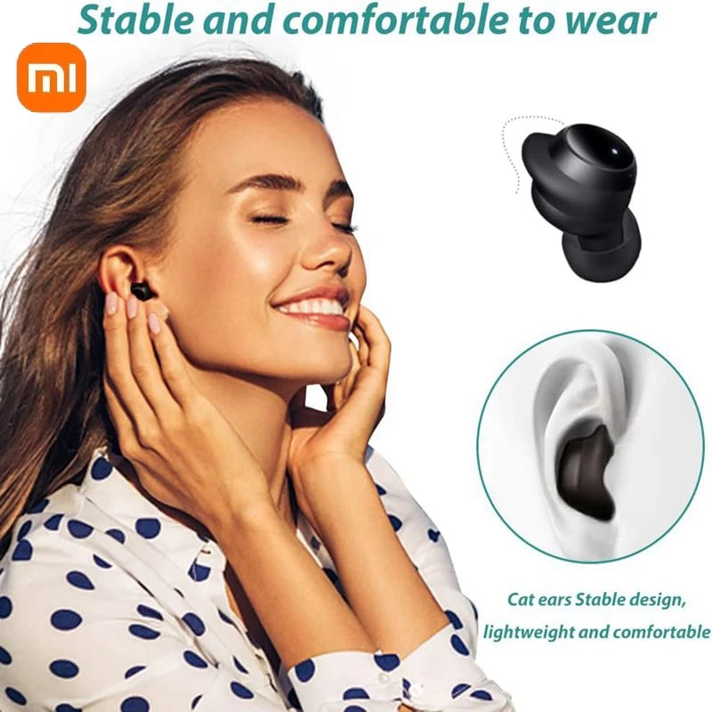 سماعات بلوتوث لاسلكية من Xiaomi Redmi، سماعة رأس رياضية للتحكم TWS، ميكروفون مقاوم للماء، سماعة موسيقى تعمل على جميع الهواتف الذكية