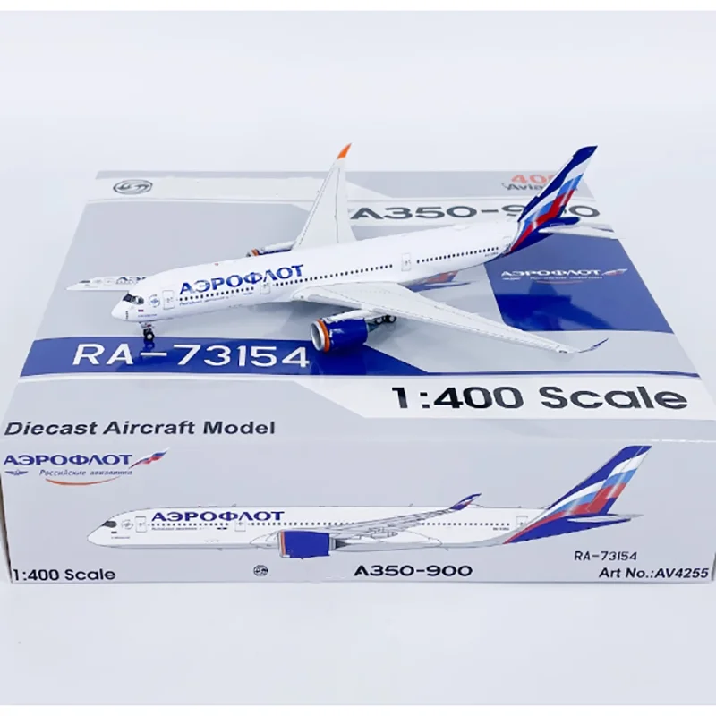

Diecast 1/400 Scale Aeroflot A350-900 Aircraft RA-73154 Alloy Aircraft Model Collection Decorated Display Toy Gift