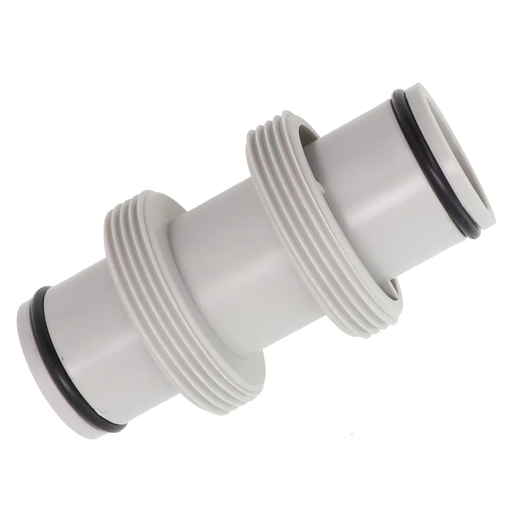 1pc Hose Adapter For Intex Split Hose Plunger Valve Pool Part 1.5in To 1.5in Straight Connector Tools Replacement Accessories