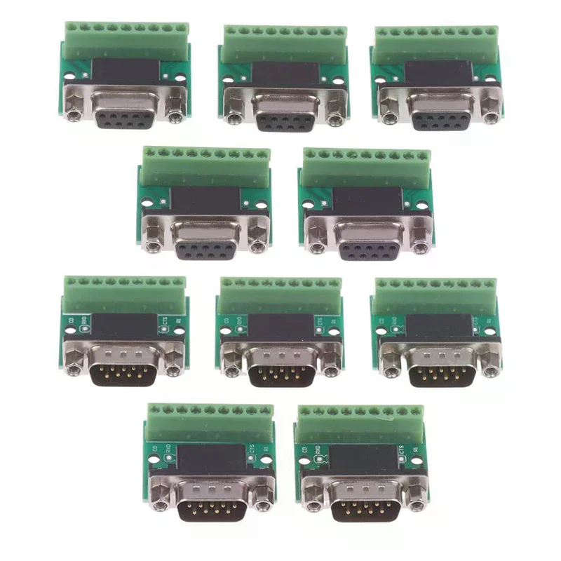 5Pcs DB9 Male Femal…