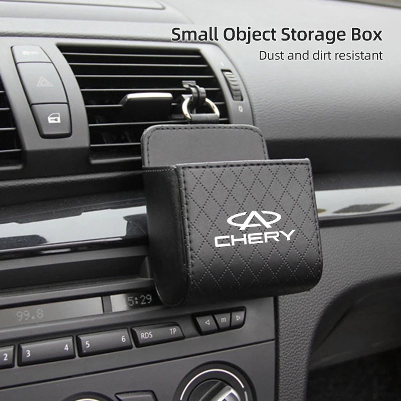 Car Air Outlet Storage Hanging Box Small Object Organizer Case For Chery Tiggo 5 2 3 7 8 5X PRO 3X QQ Fulwin Arrizo A1 A3 A5 T11