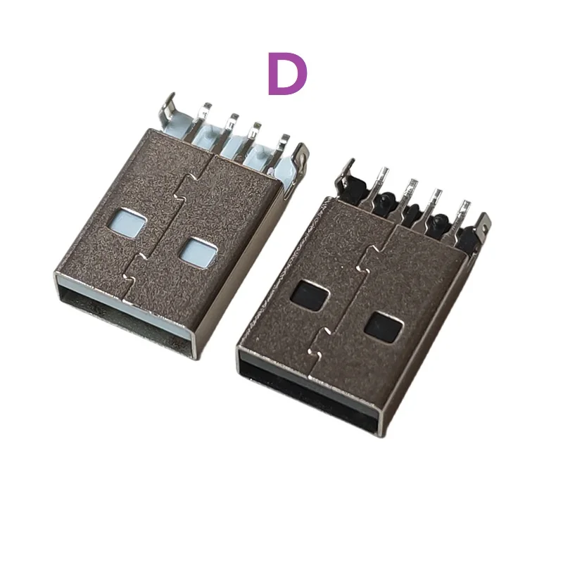 10pcs/lot Kinds of  USB 2.0 Jack A Type Male Plug Connector USB jack AM 4pin Sink 2.5 SMT Sink 1.2 DIP Cable Soldering