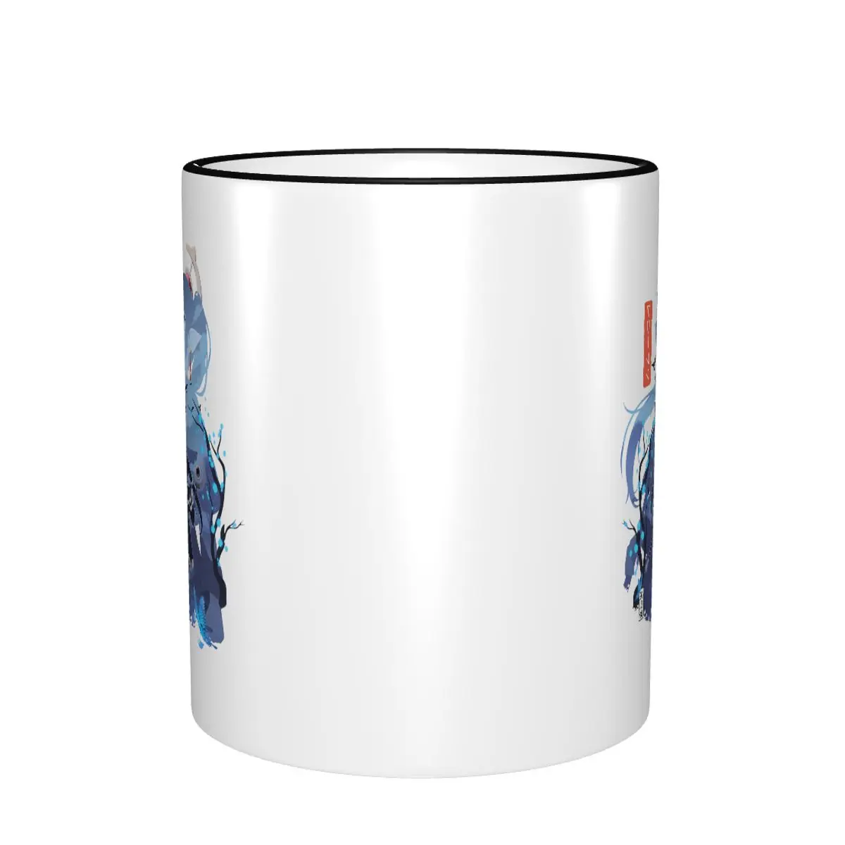 Frieren Silhouette Journeys End Coffee Mugs Funny Sousou No Frieren Tea Cups For Office
