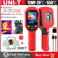 UNI-T UTi260B UTI260A Infrared Thermal Imager HD 256 X 192 Pixels Handheld Thermal Camera Infrared Scanner (Including Battery)