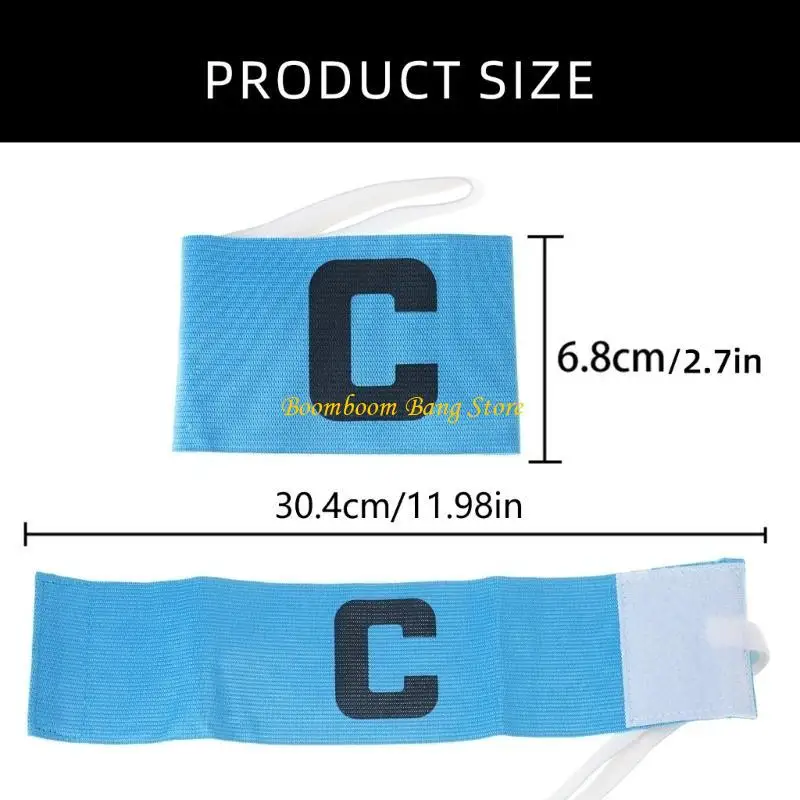 270c Fußball -Fußball -Kapitän Armbänder verstellbarer elastischer Sportkapitän Armband