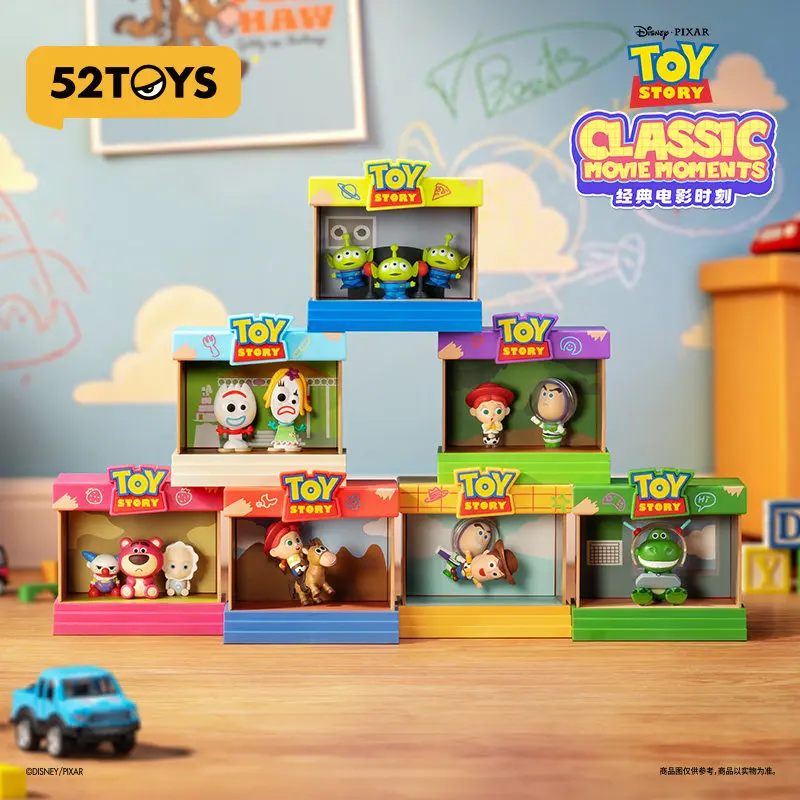 

Disney Toy Story Classic Movie Moments Series Blind Box Doll Toys Mystery Box Desktop Ornaments Collection Anime Figure