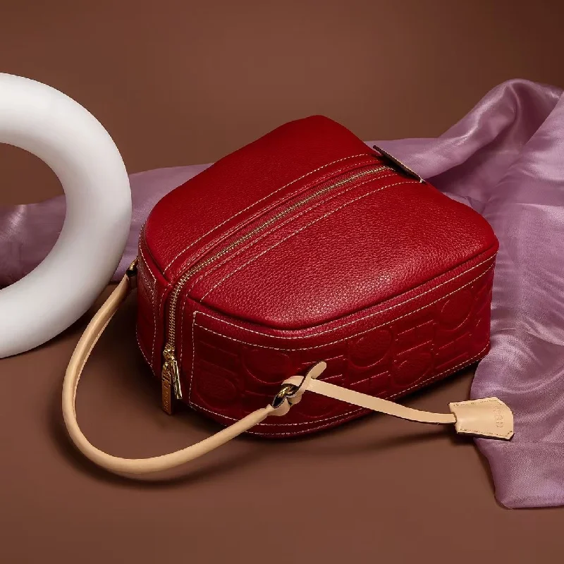 CH Solid Color Minimalist New Women's Handbag Unique Body Design Versatile Women's Shoulder Bag Lightweight Bolsos Mujer