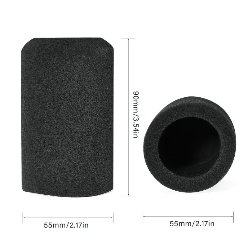 AntiPop Sponges Foam Cover for Wireless Mics Microphones Providing Easy Setups Use in Gaming Communication 77JC
