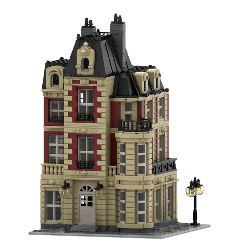 NEW 2760PCS City Hot Selling Street View Moc Modular French Mansion buildingDIY creative ideas Children Toy birthday Gift Blocks