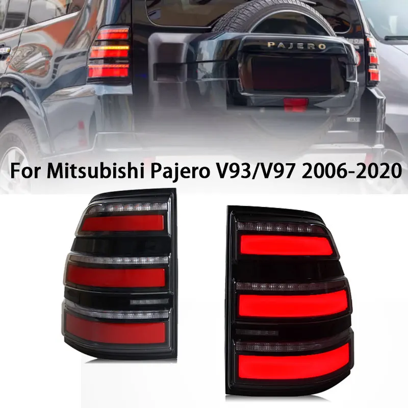 

Задний фонарь для Mitsubishi Pajero V93 V97 V95, светодиодный задний фонарь 2006-2020 V93 V97 V95, задний противотуманный тормоз, сигнал поворота, автомобильный аксессуар