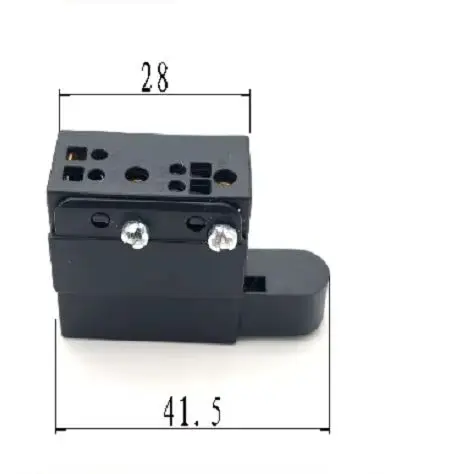 110V Foot Switch For Milling Machine Plastic Shell Copper Terminal Wear Resistant Pedal Controller Industrial Light Equipment To