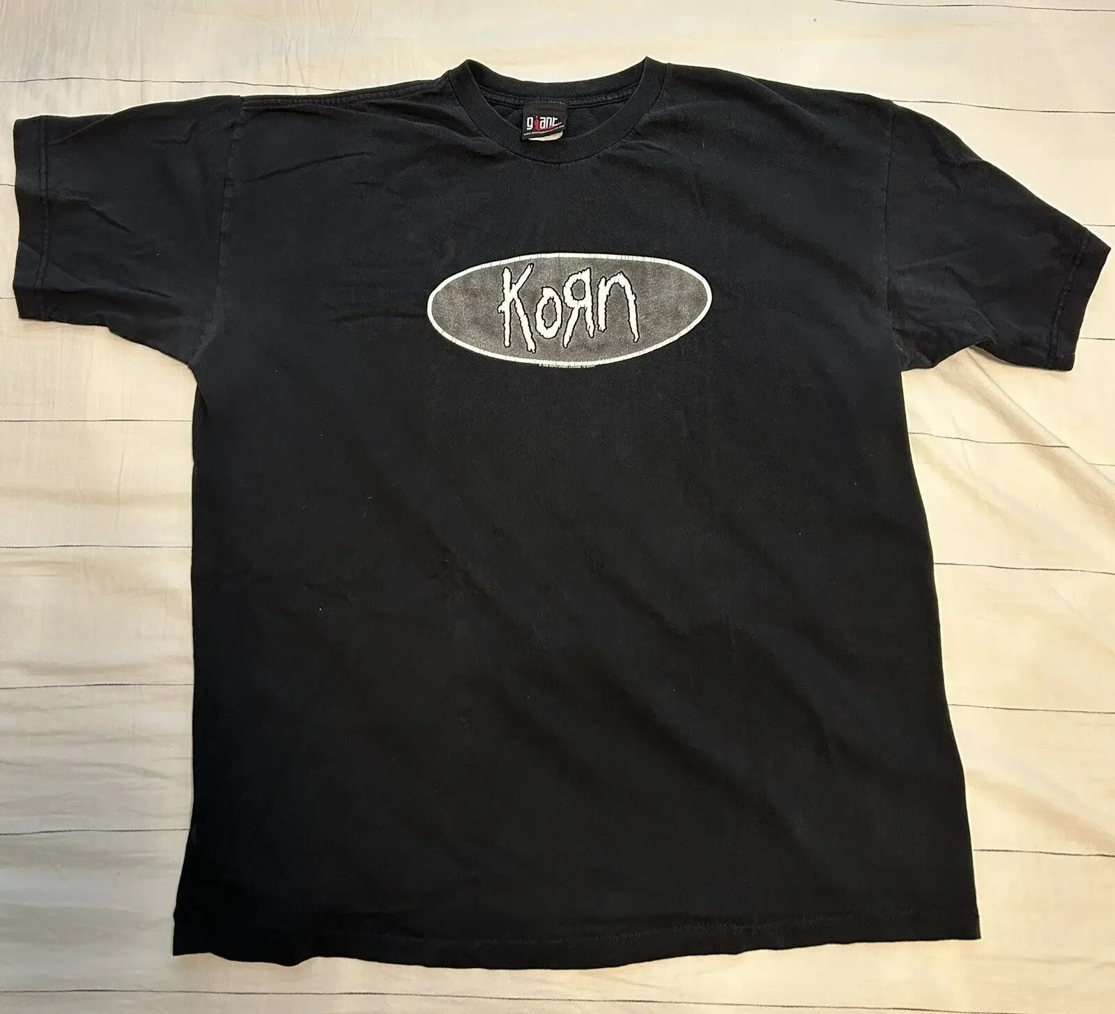 Vintage Giant Brand 1998 Korn 1St Amendment Xl T-Shirt Black Used Hot Topic 90’S