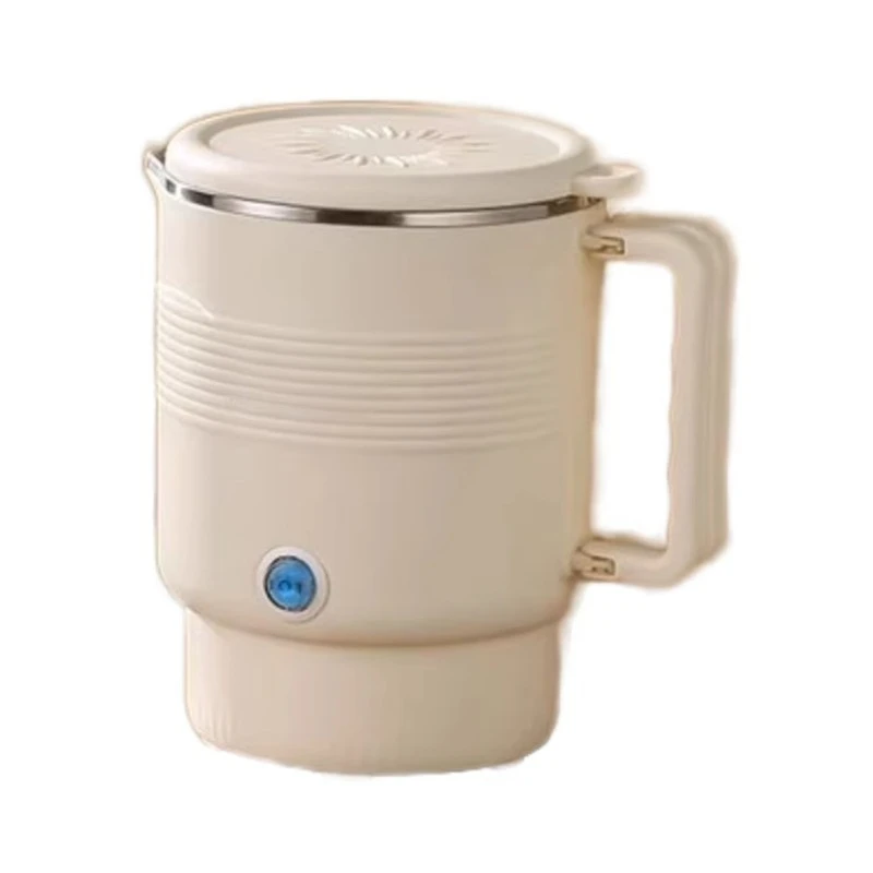 

Portable Stainless Steel Electric Kettle New Small Folding Design for Household and Travel