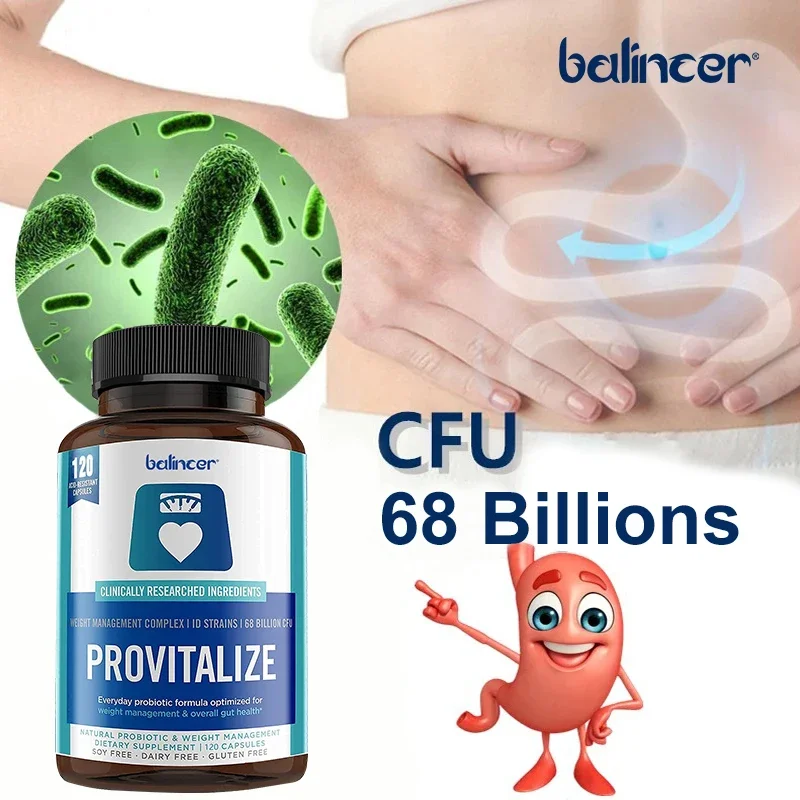 

68 Billion Live Bacteria Capsules Support A Healthy Intestinal Barrier and Smooth Bowel Movements