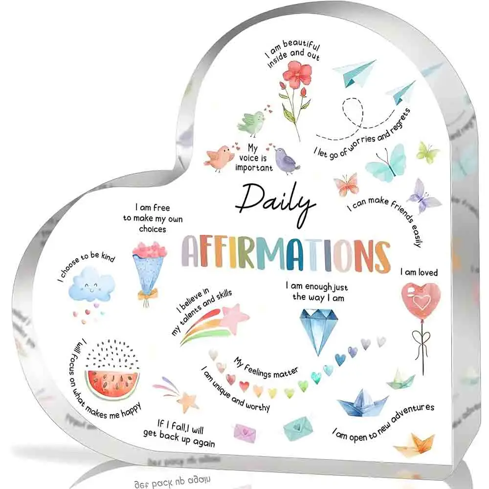 1pc Acrylic Positive decoration Decoration, Therapy Office Decor, Mental Health, Calming Corner, Psychology,