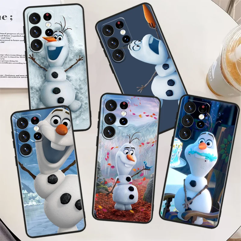 

Disney Sven Frozen Phone Case For Samsung Galaxy S23 S22 S21 Ultra S20 FE S10 S10e S9 S8 Plus Lite Black Soft Cover Phone Case