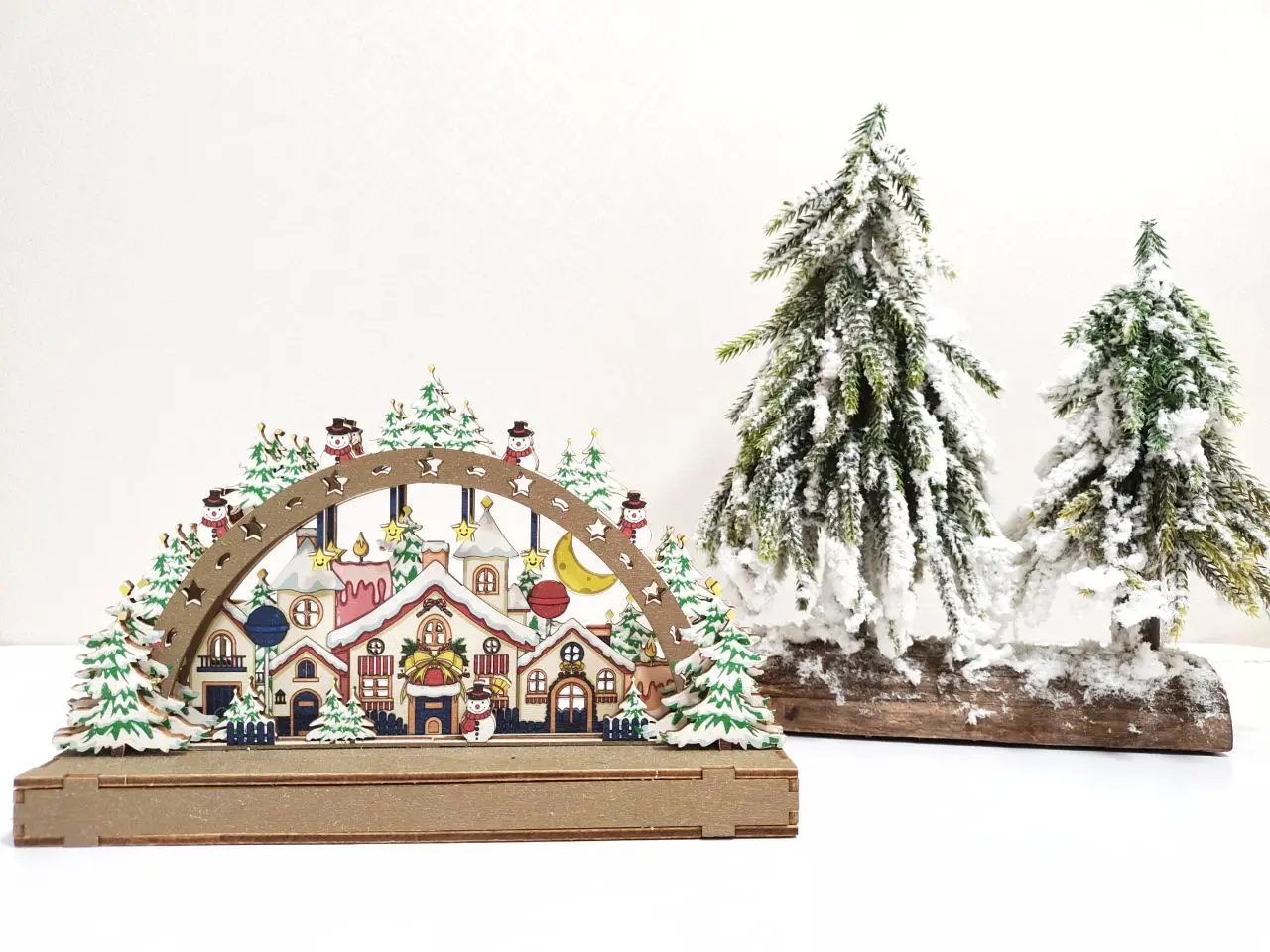 

2025 3D деревянная игрушка-головоломка, рождественское украшение, ремесло, строительство, новинка, Новый год, украшение для дома, вечеринки, подарок