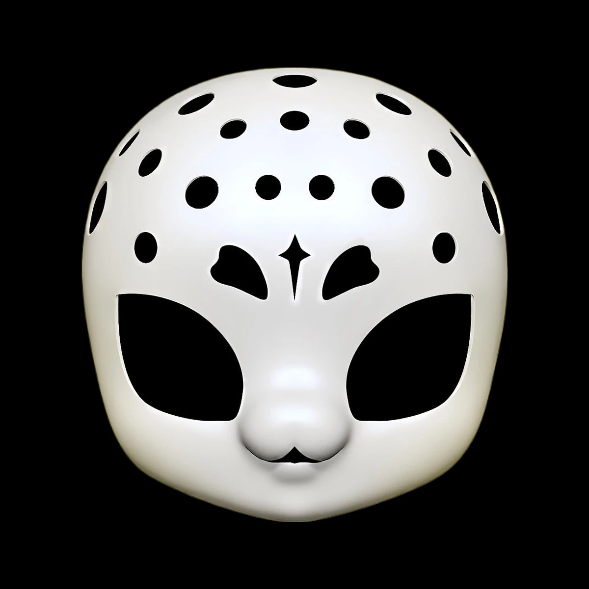 Kemono Base Mask Resin Material 3D Printing Cute Cat Skull Fury DIY Accessories Props