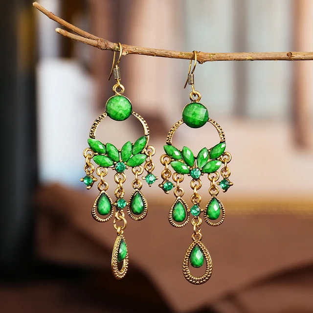 Long antique earrings online