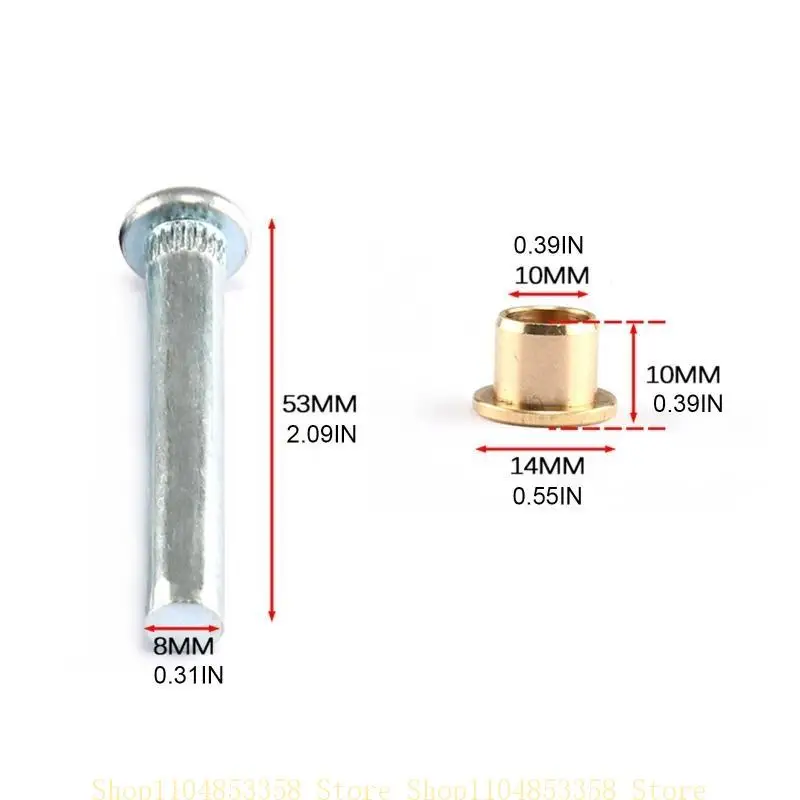 سبائك الألومنيوم المفصلي أدوات المفصلي طقم تصليح الأثاث المفصلي الملحقات (4 حزمة) ل D22 97-05 #6