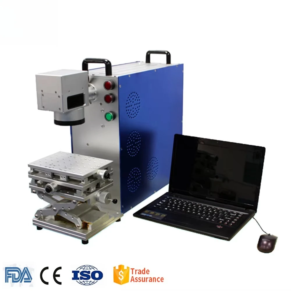 New 10W 20W 30W 50w Engraving Machine Portable Mini Marking Machine Metal Engraving