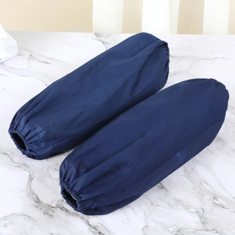 Heavy Duty Denim Protective Sleeves Anti Dust Work Oversleeves Durable Arm Guards For Welding Industrial Maintenance Jobs