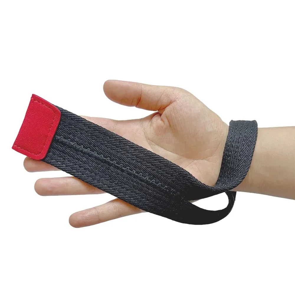 1Pair Gym Lifting Straps Weight Lifting Wrist Weight Belt Body Building Gloves for Women Men Fitness Crossfit Barbells Power