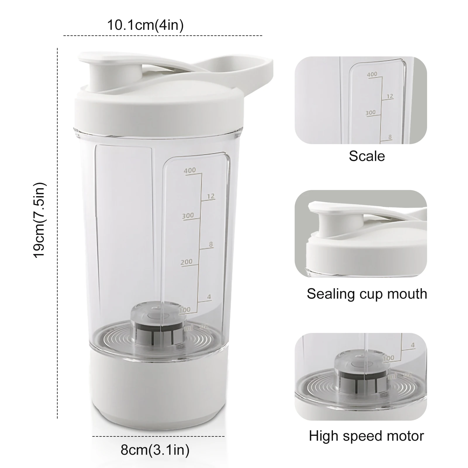 Automatic Mixing Cup Coffee Milk Powder Water Cup Shake Cup Electric Water Cup Kettle Protein Shake Stirrer