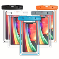 Fluorescent Waterproof Bag Universal Waterproof Mobile Phone Bag Pouch Carry Cover Waterproof Phone Case For Phone Dry Bag With 