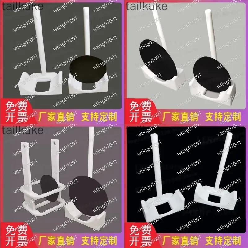 for PTFE Teflon Semiconductor Wafer Holder Cleaning Rack Waffle Grid Basket Bracket for Silicon Chip Processing Support Stand