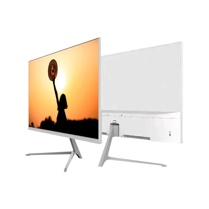 Monitores de Computadora de Diseño Nuevo de 24 Pulgadas, 1920*1080, 75hz, Monitores LCD Anchos para PC