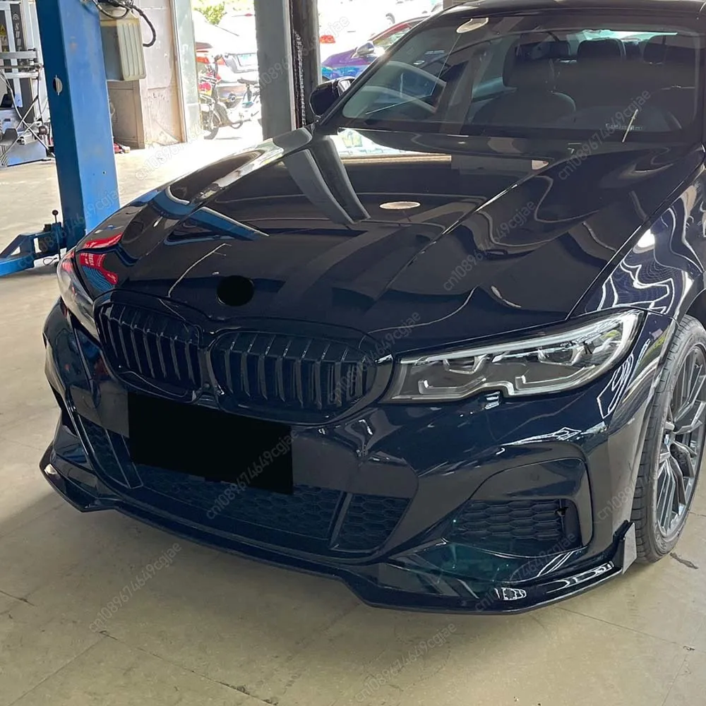 

Car Front Bumper Lip Splitter Spoiler Diffuser Guard Tuning For BMW G20 G21 M-Pack 320i 330i M340i xDrive 2019-2022 ABS Body Kit