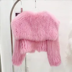 2025 New Winter Warm Faux Fur Trench Coat Women Thick Plush Fluffy Jacket Ladies Lazy Outerwear Luxury Clothing Cardigan Tops