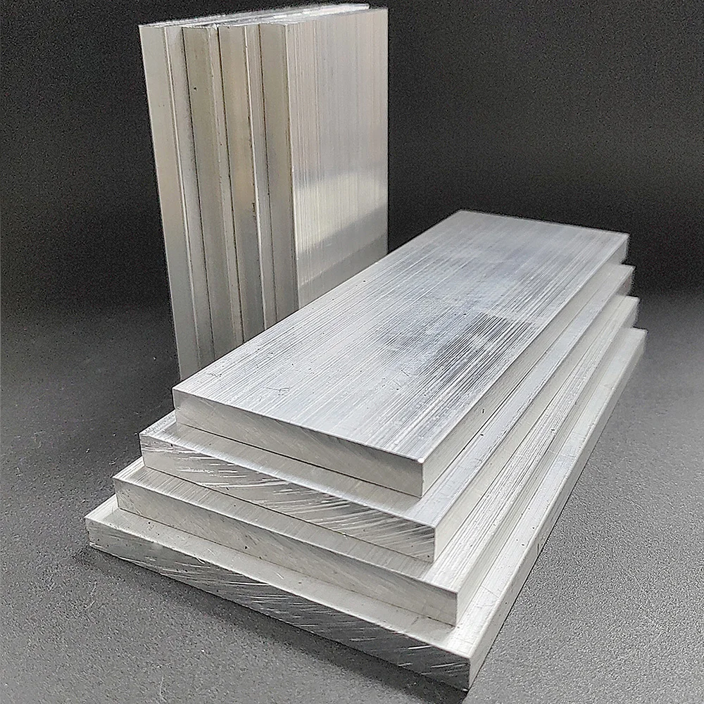 6061High Quality Aluminum Alloy Sheet, Thickness: 8mm, Width: 20-100mm, Length: 100-500mm, Widely Used For Your Selection
