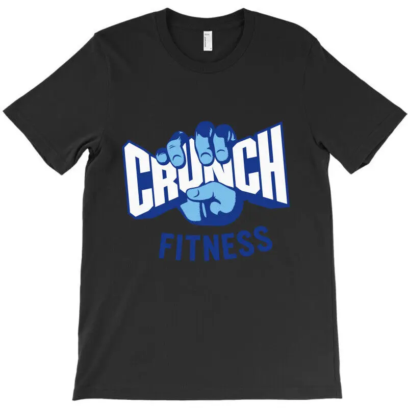 NEW Crunch Fitness Short Sleeve Blend Blouse T-Shirt Vintage Trending S-5XL