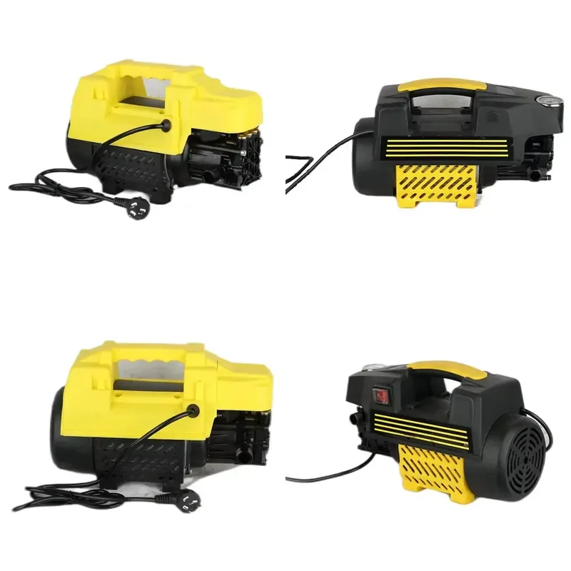 Portable 220V 130Bar 14Mpa High Pressure Jet Cleaner Small Automatic Washer with Motor Core Component for Home Car Cleaning