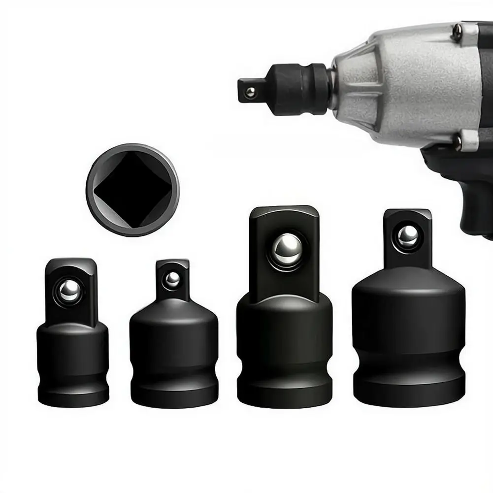 4Pcs Socket Convertor Adaptor  Impact Wrench Converter 1/4" 3/8" 1/2" Drive Socket Adaptor Auto Repair Hand Tool Accessories