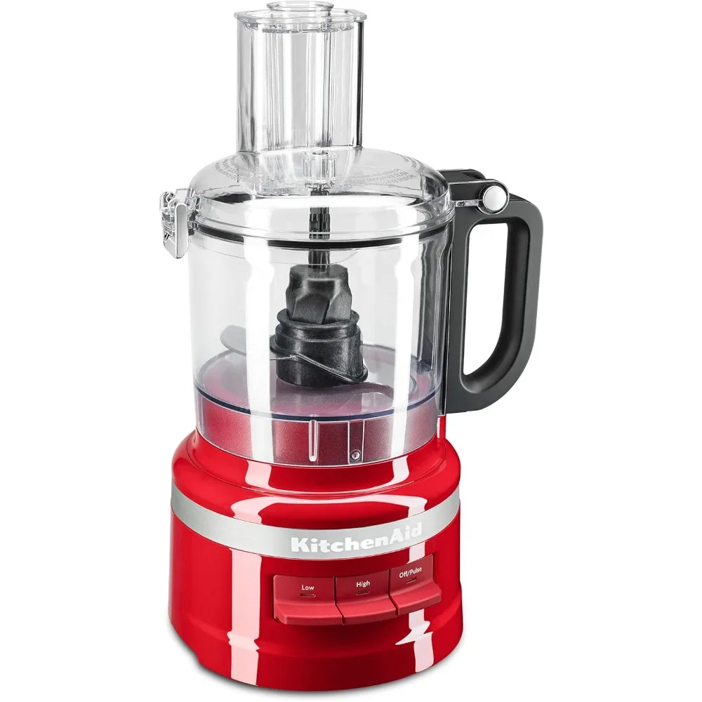 

7-Cup Food Processor Chop, Puree, Shred and Slice,3-Speed 300-Watt Motor, easy-press paddles with illuminated LED controls