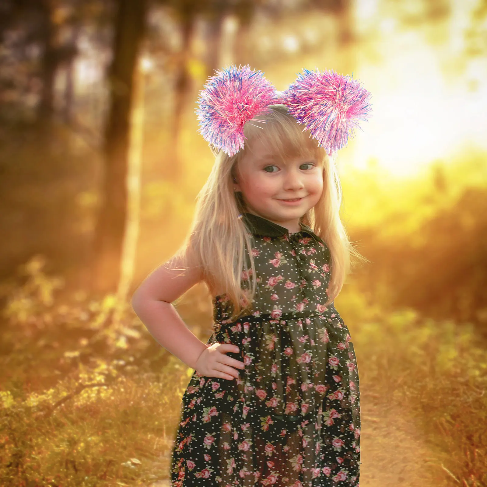 

Colorful Headband for Kids Party Carnival Cosplay Birthday Holiday Wear Lightweight Cute Boppers Hair Accessories Eye-Catching