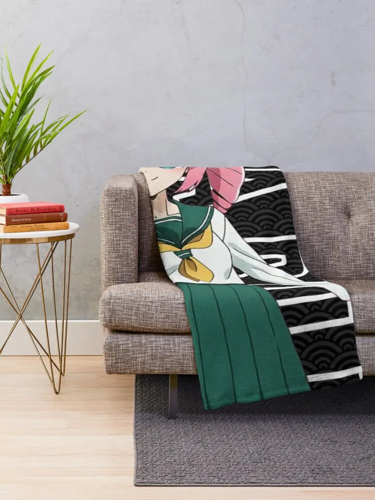 Haruka はるか Mahou Shoujo ni Akogarete - Gushing over Magical Girls Throw Blanket Flannel Fabric Sofa Quilt Blankets